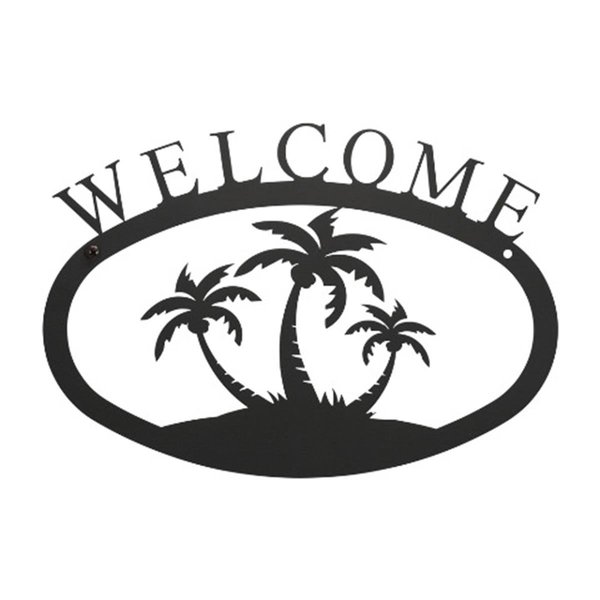 Workstation Small Welcome Sign-Plaque - Palm Trees WO141678